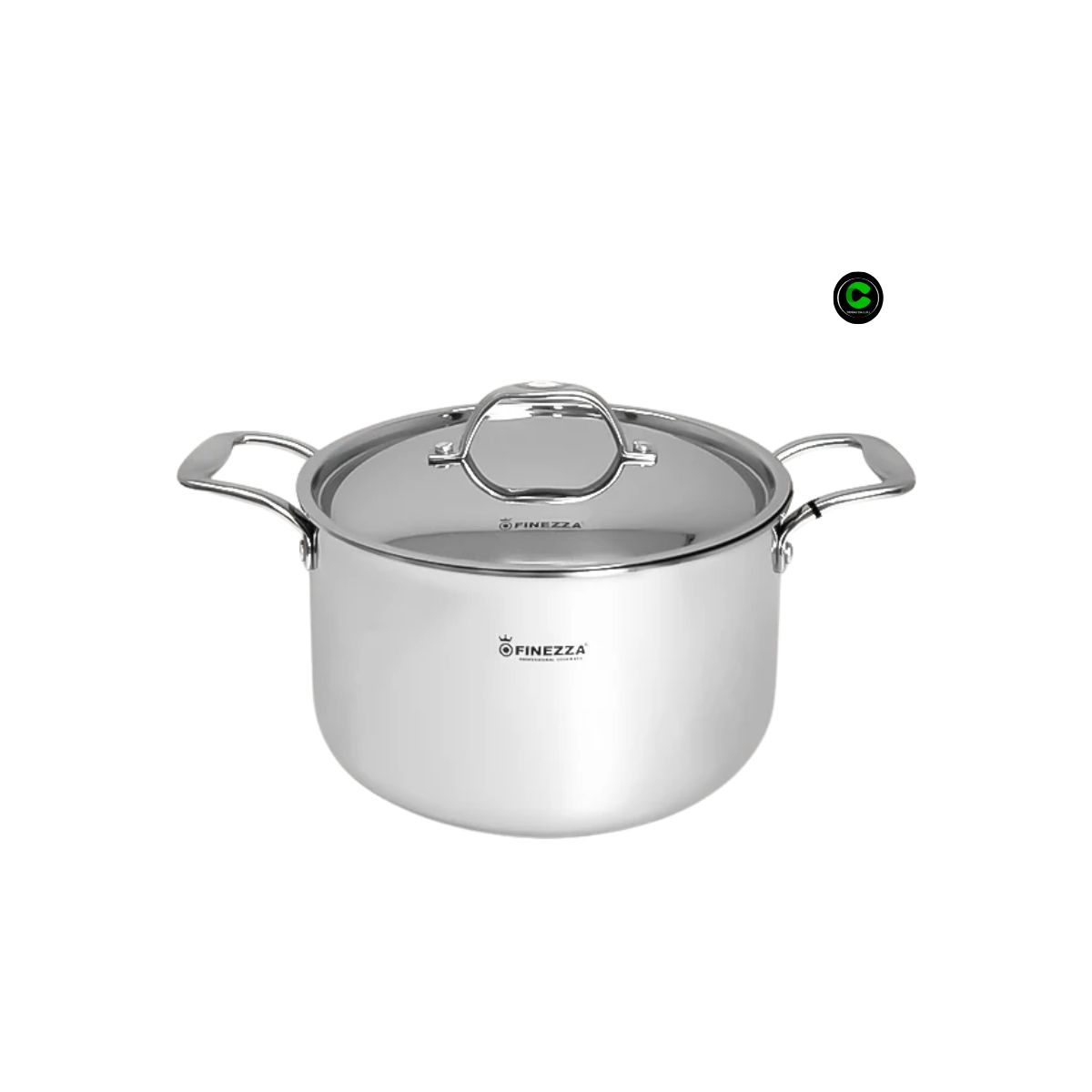 FINEZZA - Juego de Ollas de 8 Piezas FINEZZA de Acero Inoxidable FZ-2010TPY