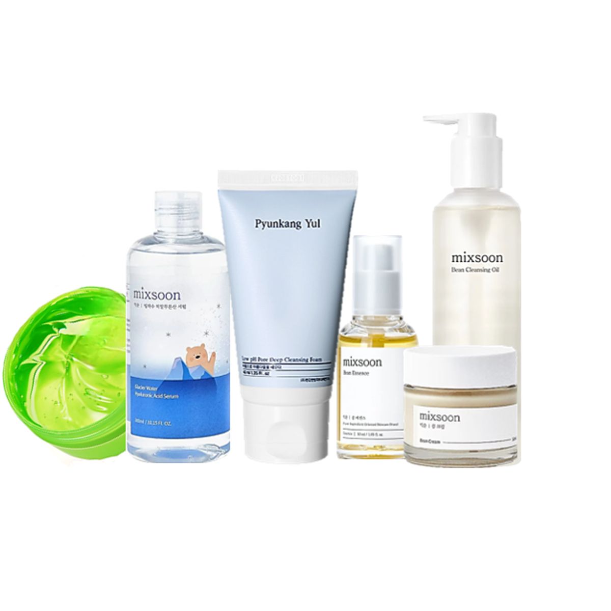 MIXSOON - PACK RUTINA COMPLETA MIXSOON & PYUNKANG YUL  RENUEVA HIDRATA Y NUTRE TU PIEL