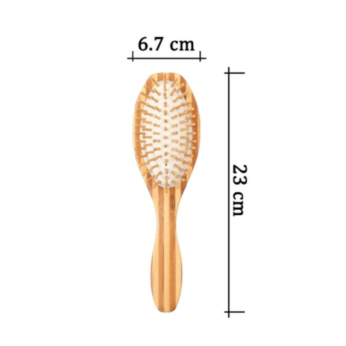 GENERICO - PEINE CEPILLO DE BAMBÚ ANTIFRIZZ ECOAMIGABLE