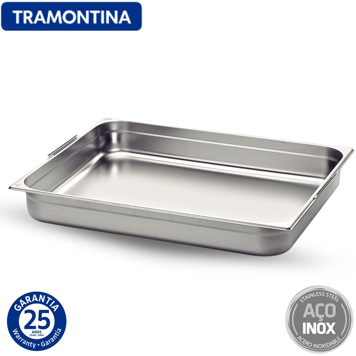 TRAMONTINA - Bandeja Acero Gastronom 11 X 530X325X65 Mm - Tramontina