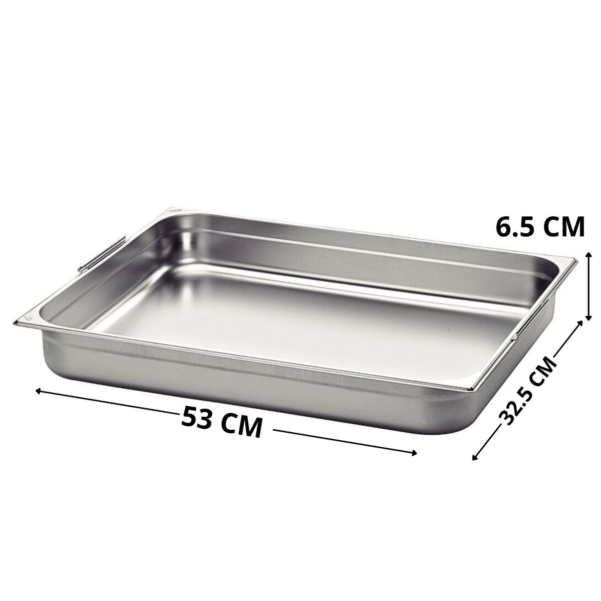 TRAMONTINA - Bandeja Acero Gastronom 11 X 530X325X65 Mm - Tramontina