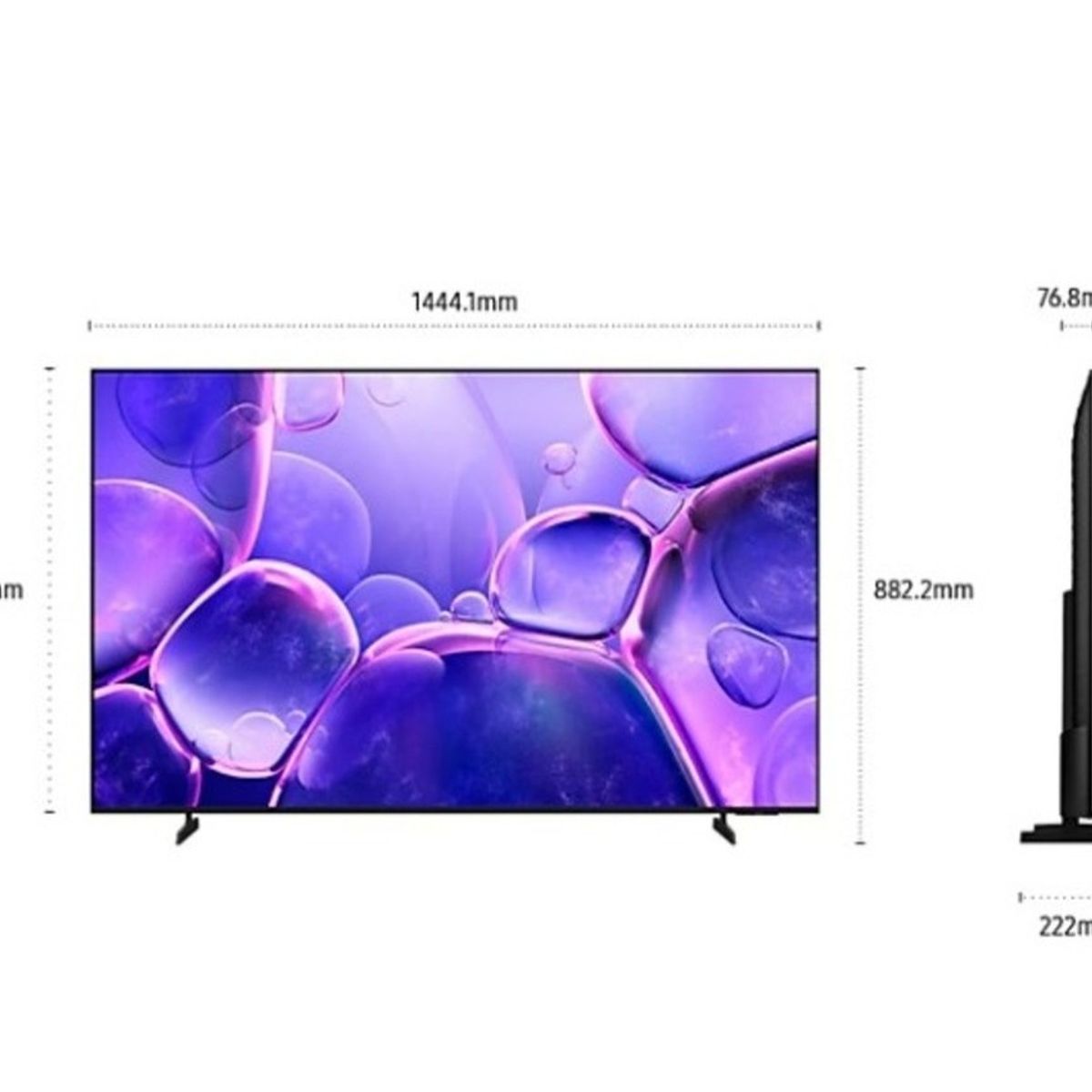 SAMSUNG - Televisor Samsung 65" Smart Crystal UHD 4K 65U8000FG 2025