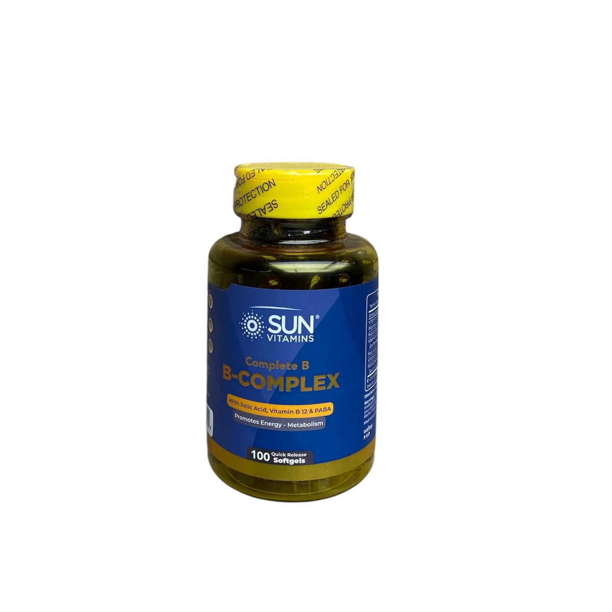 GENERICO - B Complex de Sun Vitamins 100 capsulas