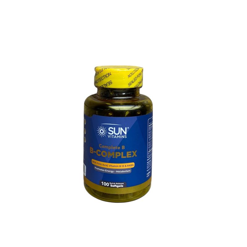 GENERICO - B Complex de Sun Vitamins 100 capsulas