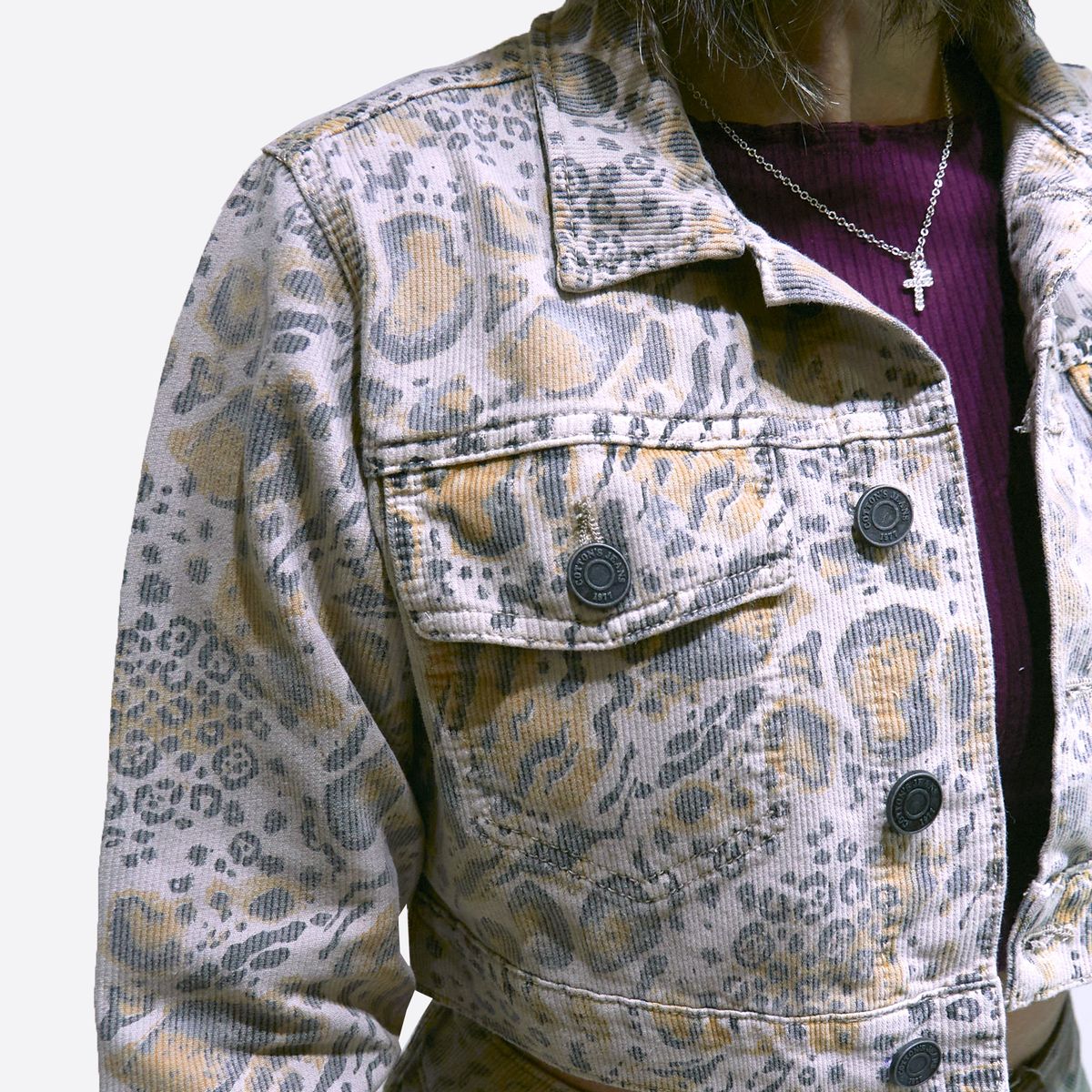 COTTON'S JEANS - CASACA CROP PARA MUJER JESSI