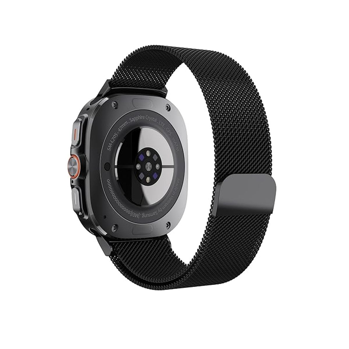 GENERICO - Correa Milanesa para Samsung Galaxy Watch 7 Ultra  - Negro
