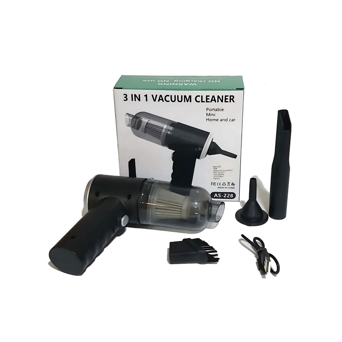 OEM - Mini Aspiradora Portátil 3 en 1