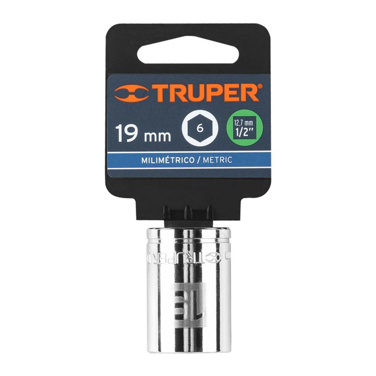 TRUPER - Dado hexagonal encastre 12 de 19 mm Truper - 13269