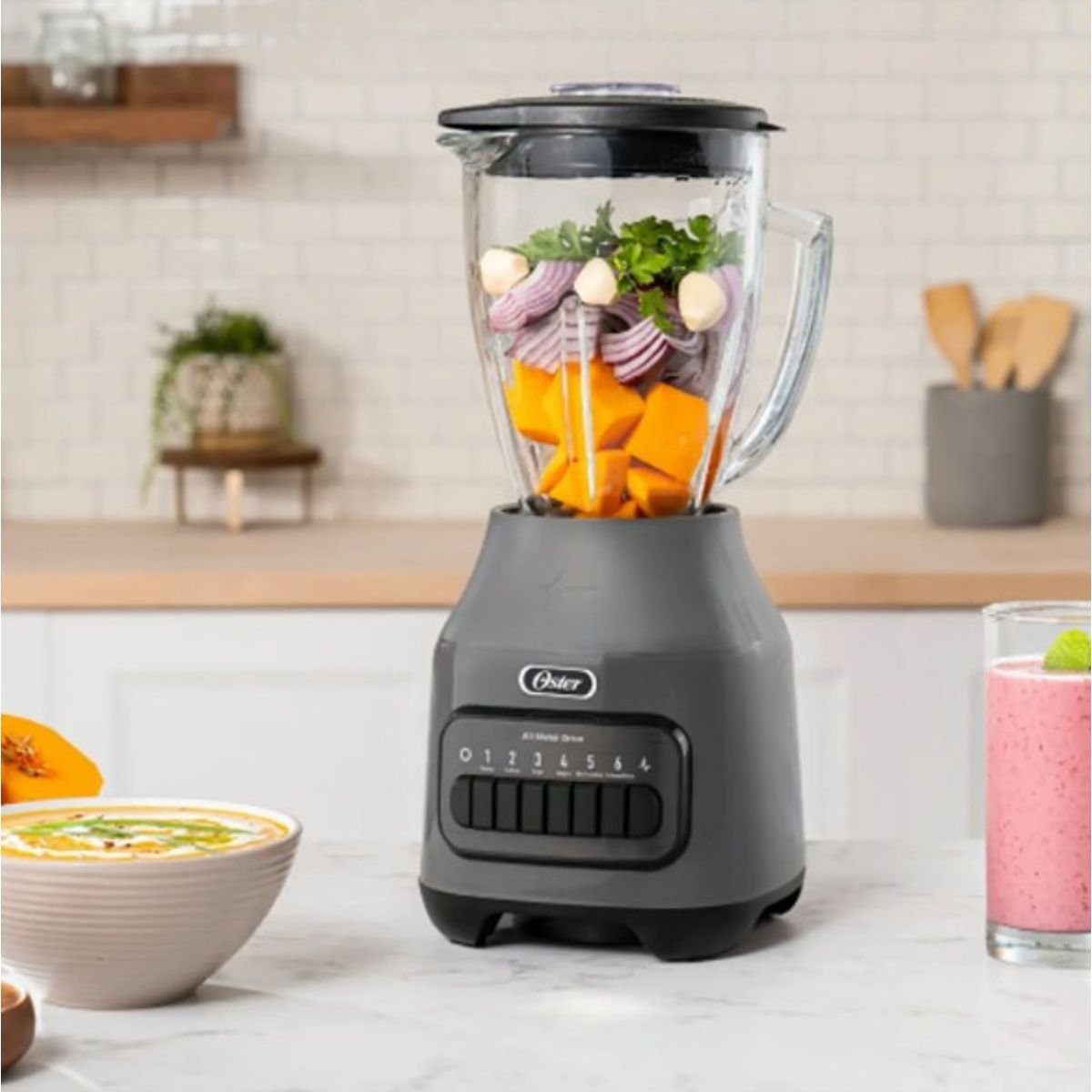 OSTER - Licuadora Oster 6 velocidades BLSTPEG_GPB Gris