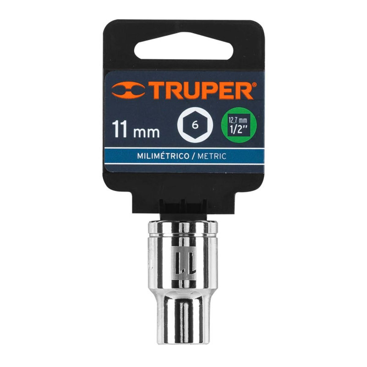 TRUPER - Dado hexagonal encastre 12 de 11 mm Truper - 13261