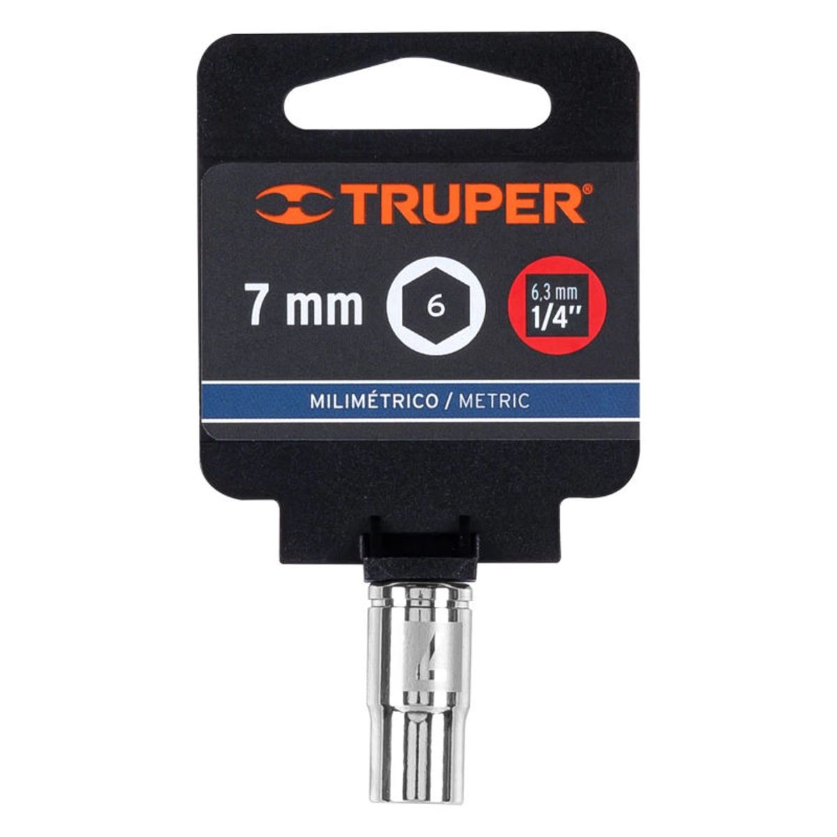 TRUPER - Dado hexagonal encastre 14 de 7 mm Truper - 13169