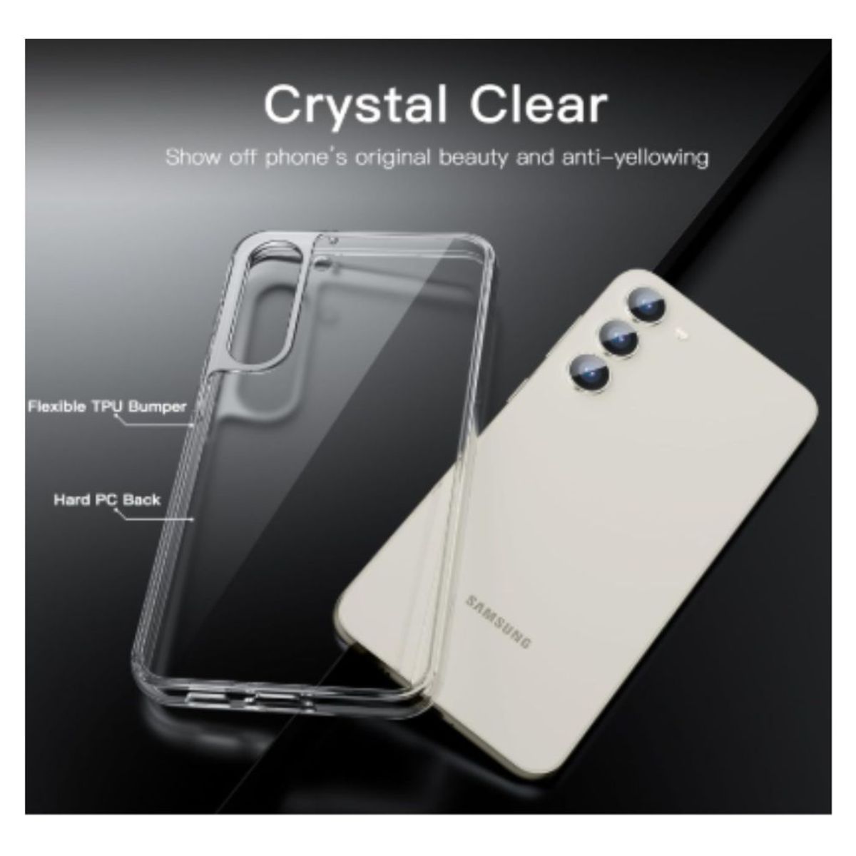 GENERICO - Case Space transparente para Samsung S23 5G