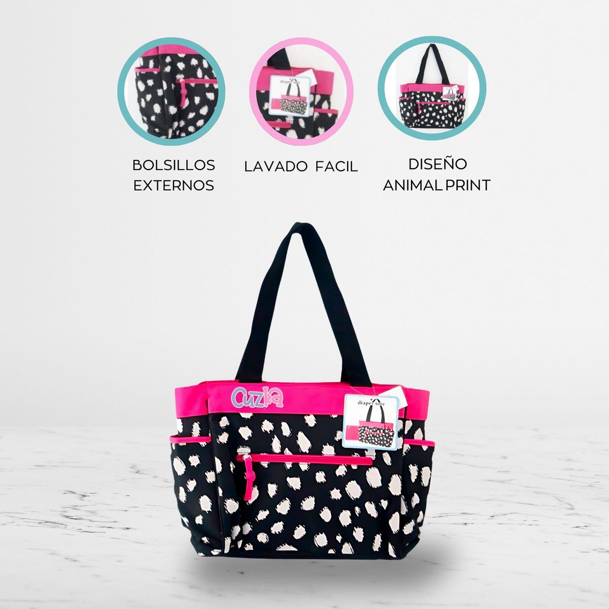 GENERICO - Pañalera para Bebés  «FASHION ANIMAL PRINT»