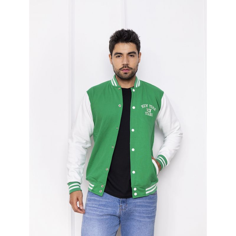 NEW YORK STARS - Casaca Hombre Beisbol - Verde Manzana NY