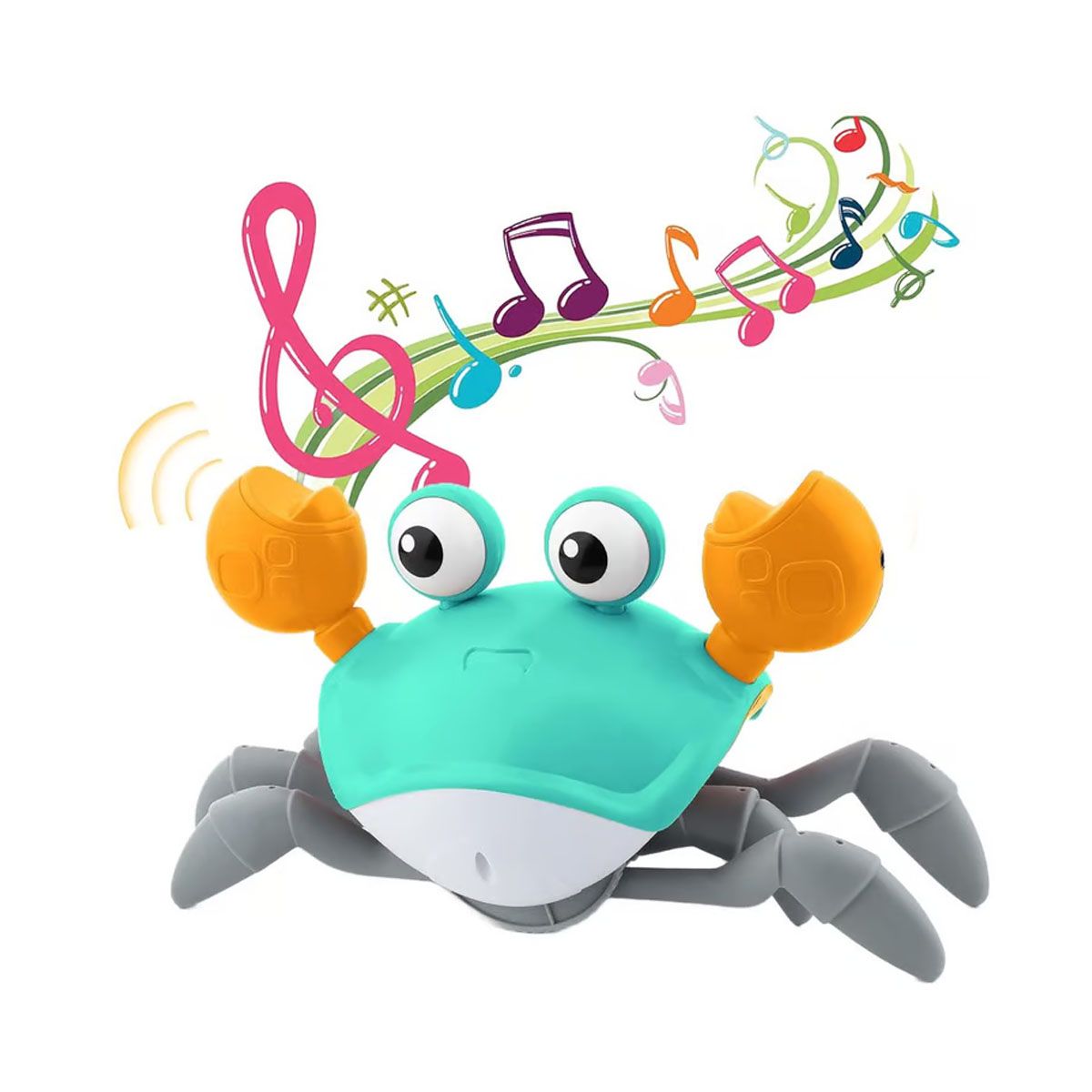 GENERICO - Pack6 Cangrejo Bailarin en Celeste Y+Banderitas Adhesivas