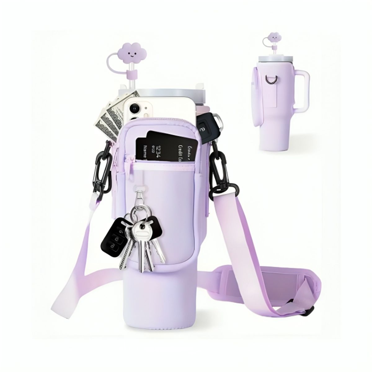 GENERICO - Funda Carry All Day Protector para Vaso Tomatodo de 900 950 1250ml