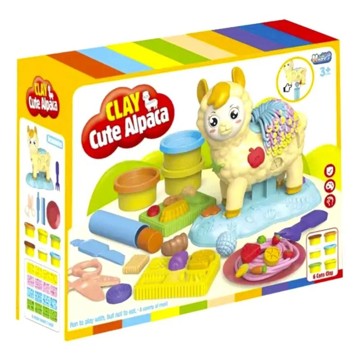 GENERICO - Juego de Plastilinas Moldeable Alpaca