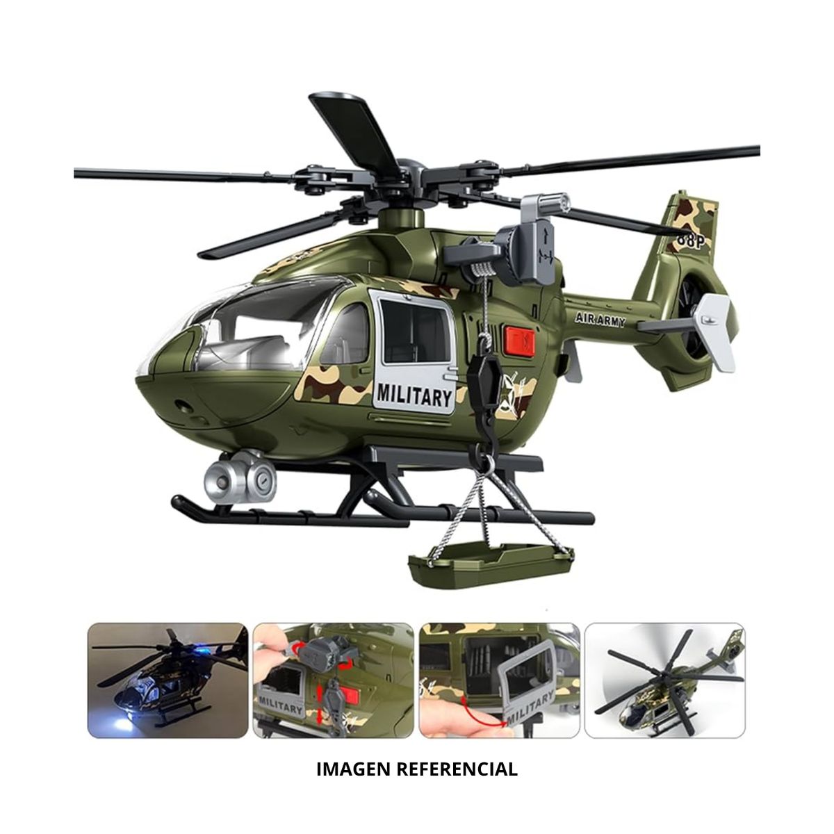 GENERICO - HELICÓPTERO MILITAR CON SONIDO