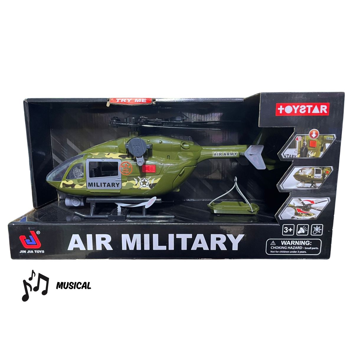 GENERICO - HELICÓPTERO MILITAR CON SONIDO