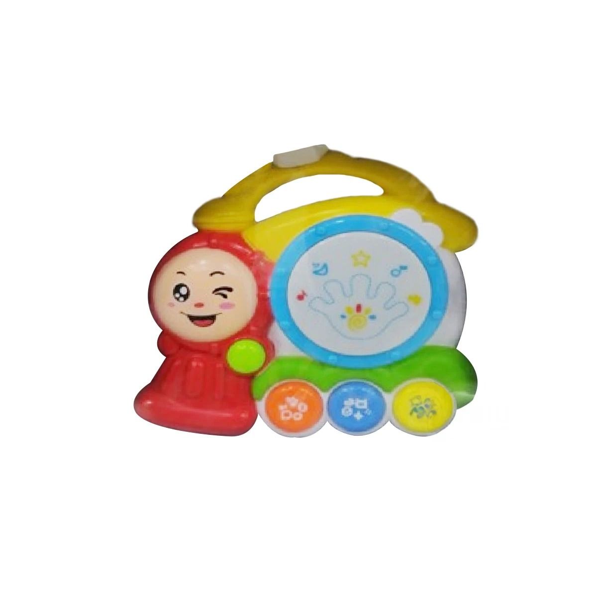 GENERICO - Pack4 Tambor con Teclas para Niños Musica Y+Regalo Stickers