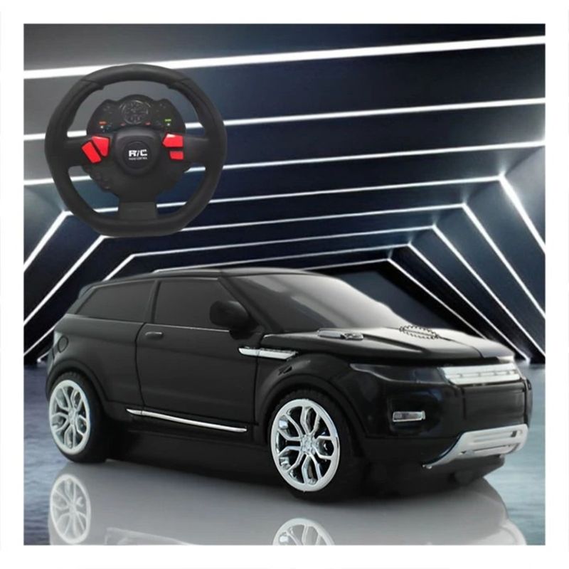 GENERICO - Pack6 Camioneta Llamativo de Juguete con Control Remoto Negr