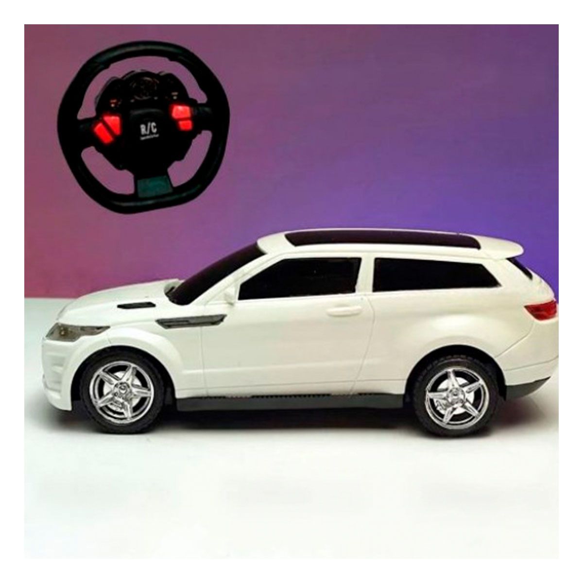 GENERICO - Pack4 Camioneta de Juguete para Diversion Infantil Blanco