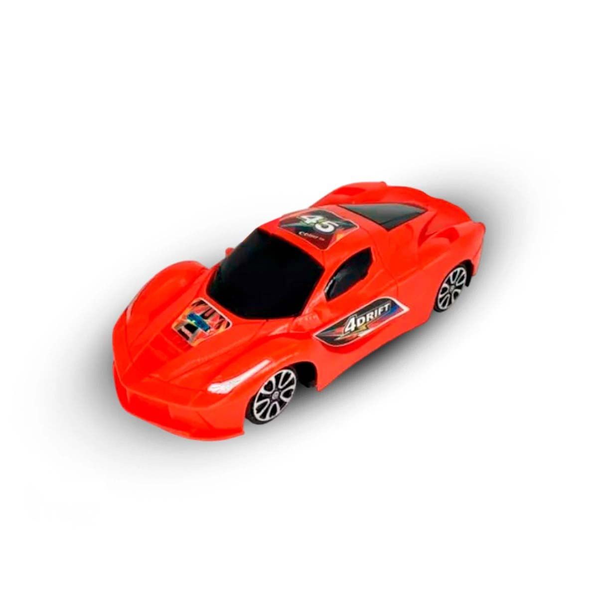 GENERICO - Pack4 Auto Infantil para Jugar de Niños en Color Rojo