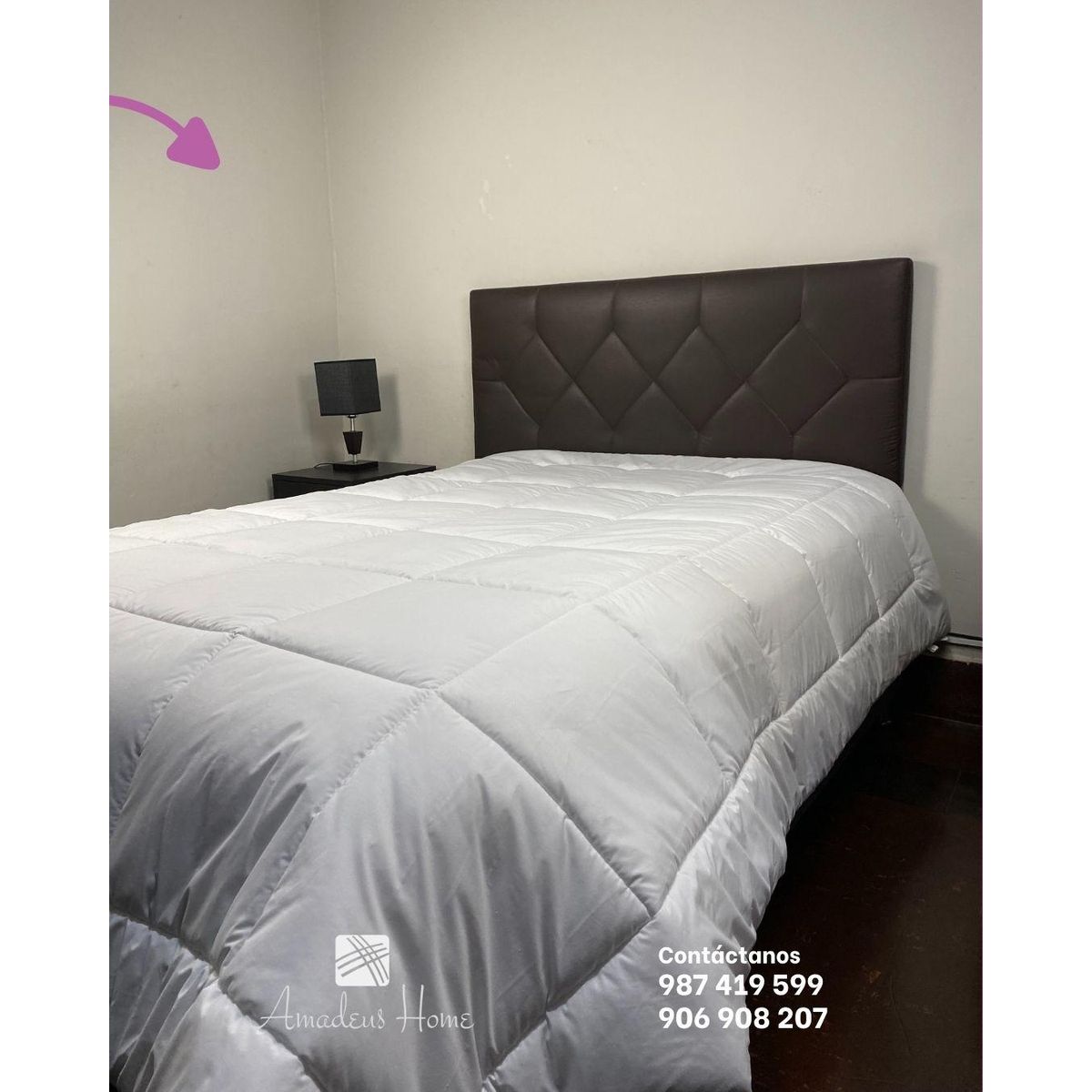 AMADEUS HOME - Plumones para cama King Size ¡Fibra Térmica Hipoalergénica