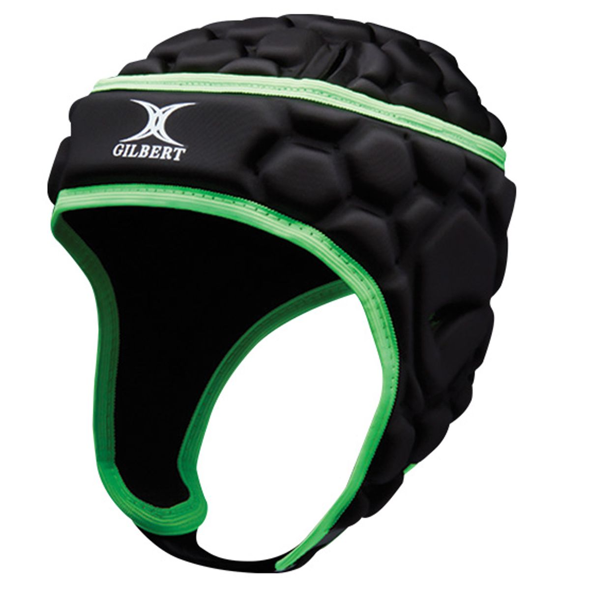 GILBERT - CASCO GILBERT RUGBY FALCON 200 NEGRO-VERDE / LB