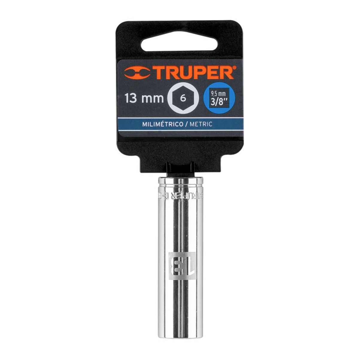 TRUPER - Dado tubular hexagonal encastre 38 de 13 mm Truper - 13773