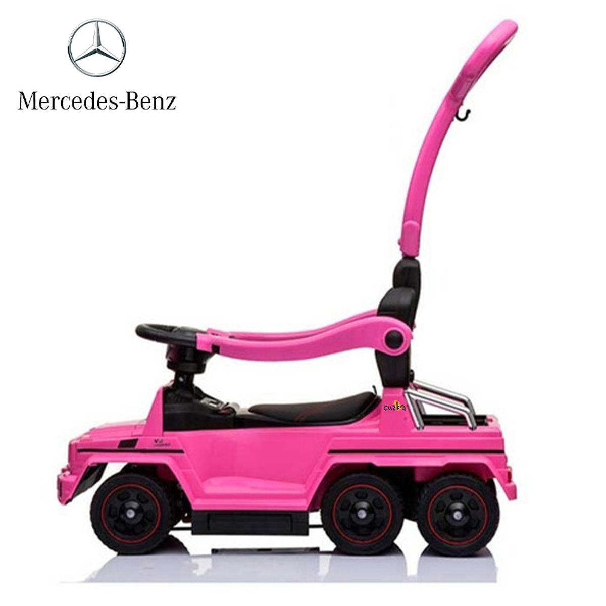 MERCEDES BENZ - Correpasillo a Batería 2 en 1 para Niño »AMG SIX» Pink