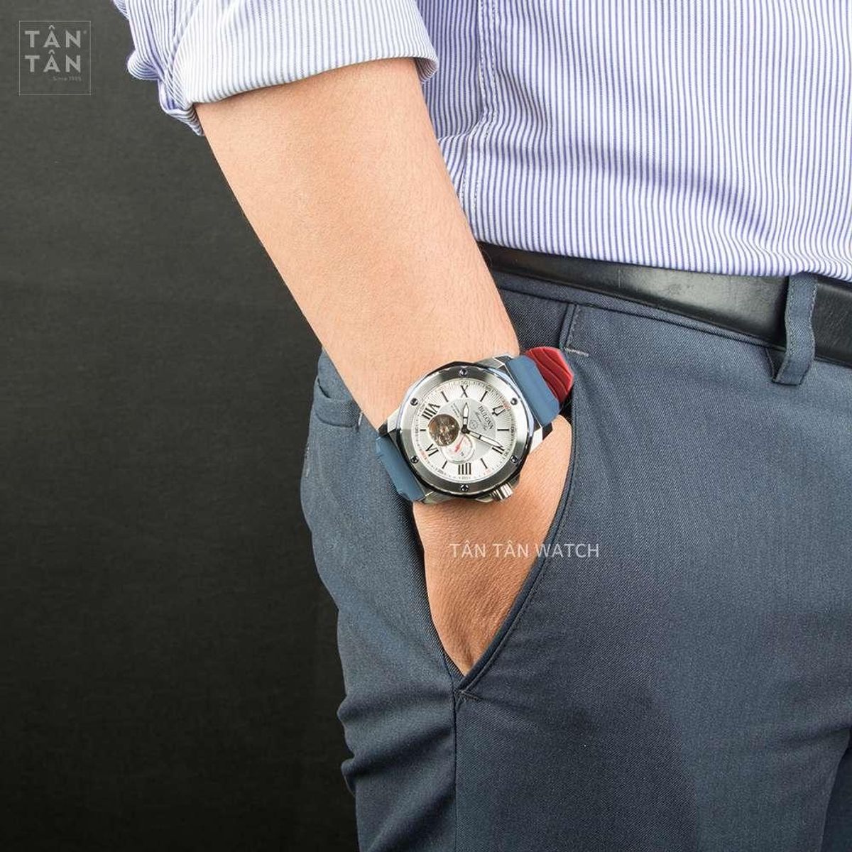 BULOVA - Reloj Bulova Automatico Marine Star Coleccion 98A225