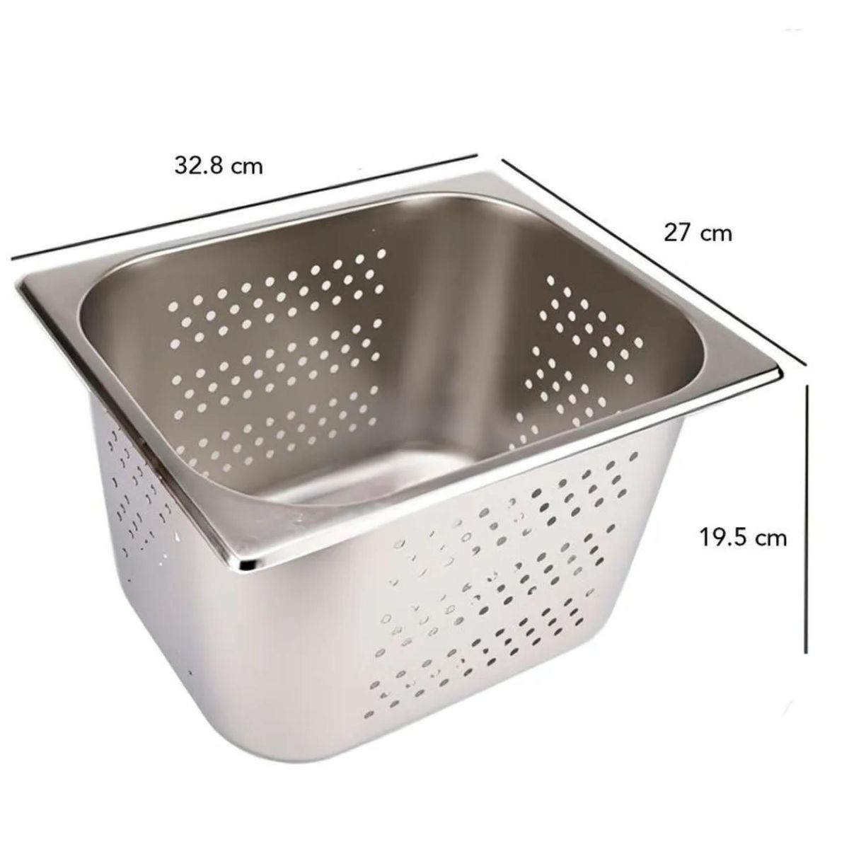 ICHIMATSU - Bandeja Acero Gastronom Perforada 12 20B- ichimatsu