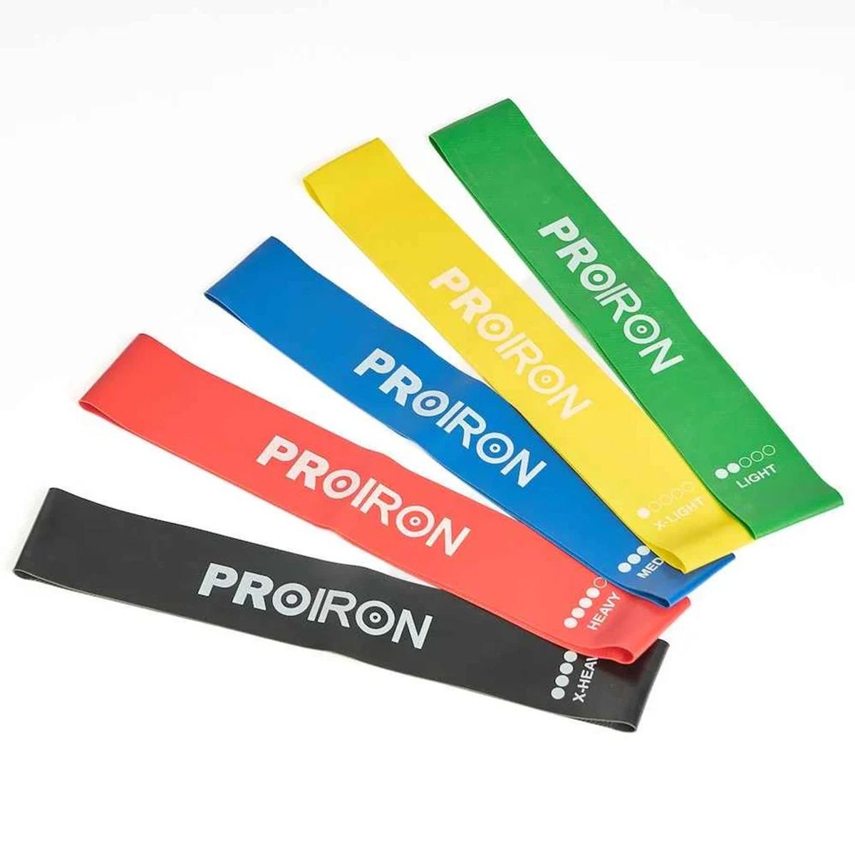 PROIRON - Set de 5 Bandas de Latex Antideslizante