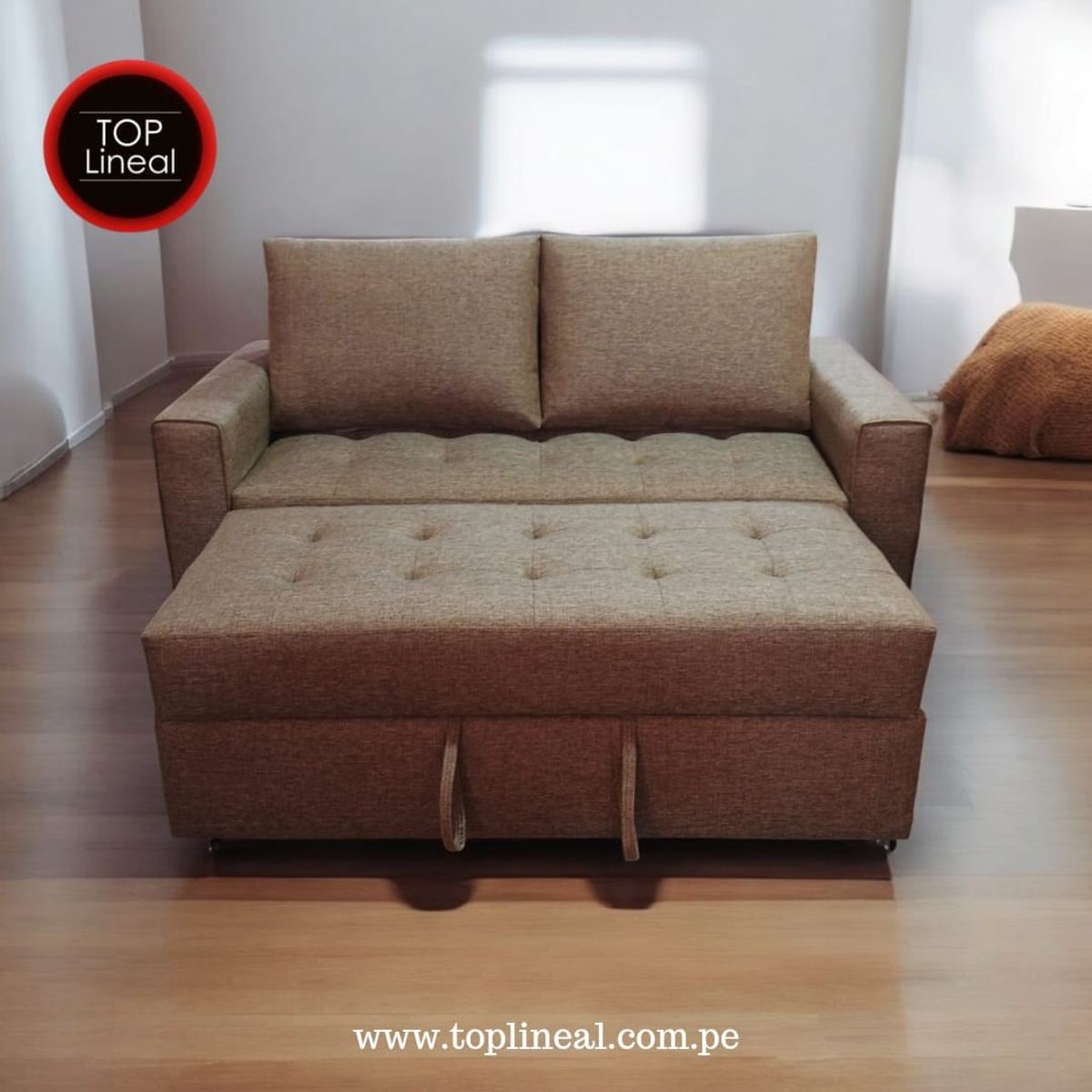 GENERICO - Sofá Cama 2.0 Plaza Top - Tela