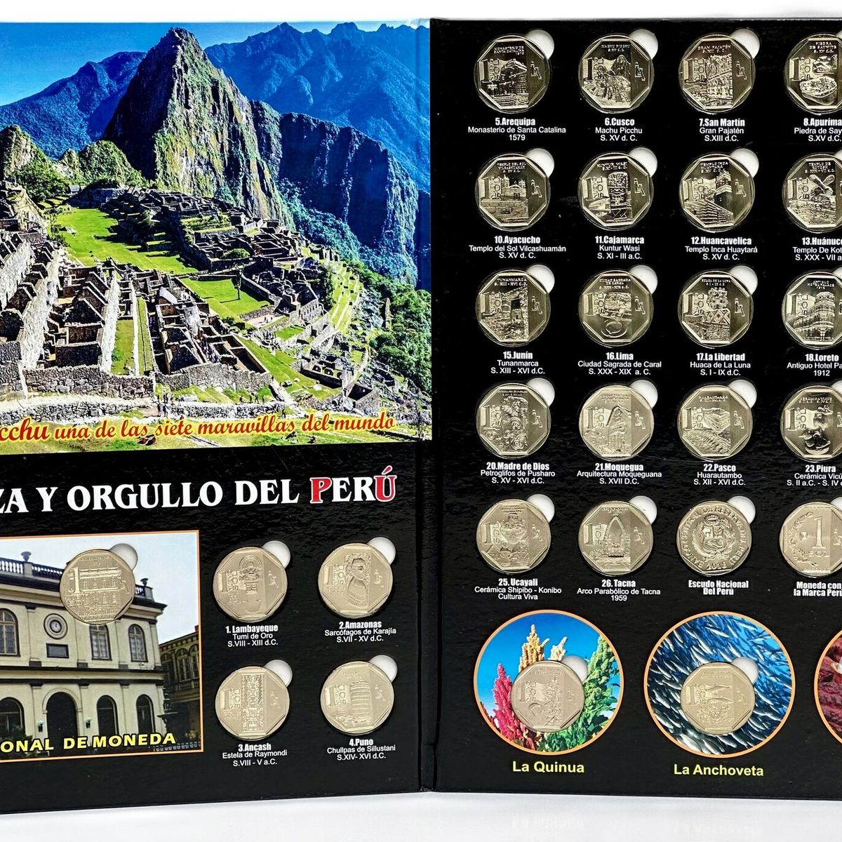 PERU - Colección Monedas Serie Riqueza y Orgullo del Perú