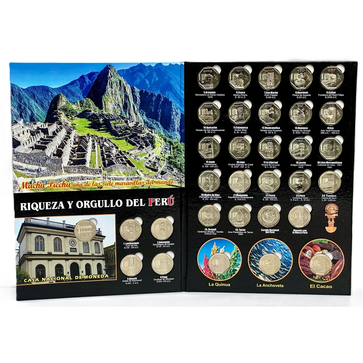 PERU - Colección Monedas Serie Riqueza y Orgullo del Perú