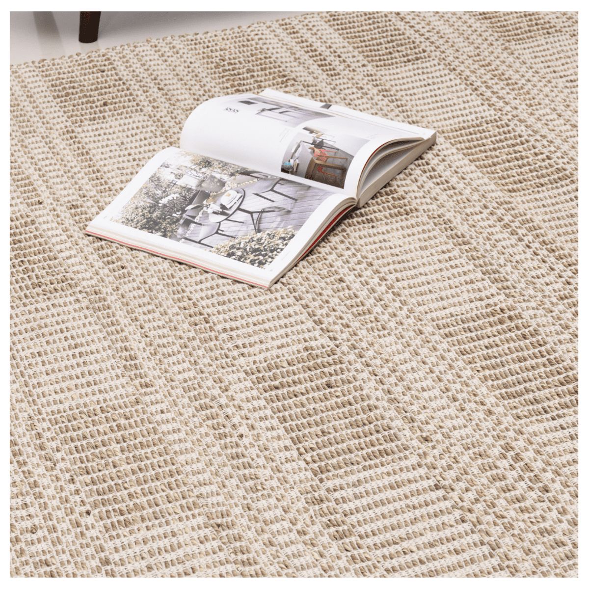 GENERICO - Alfombra Yute Sea Grass IC18403 en 280x365cm