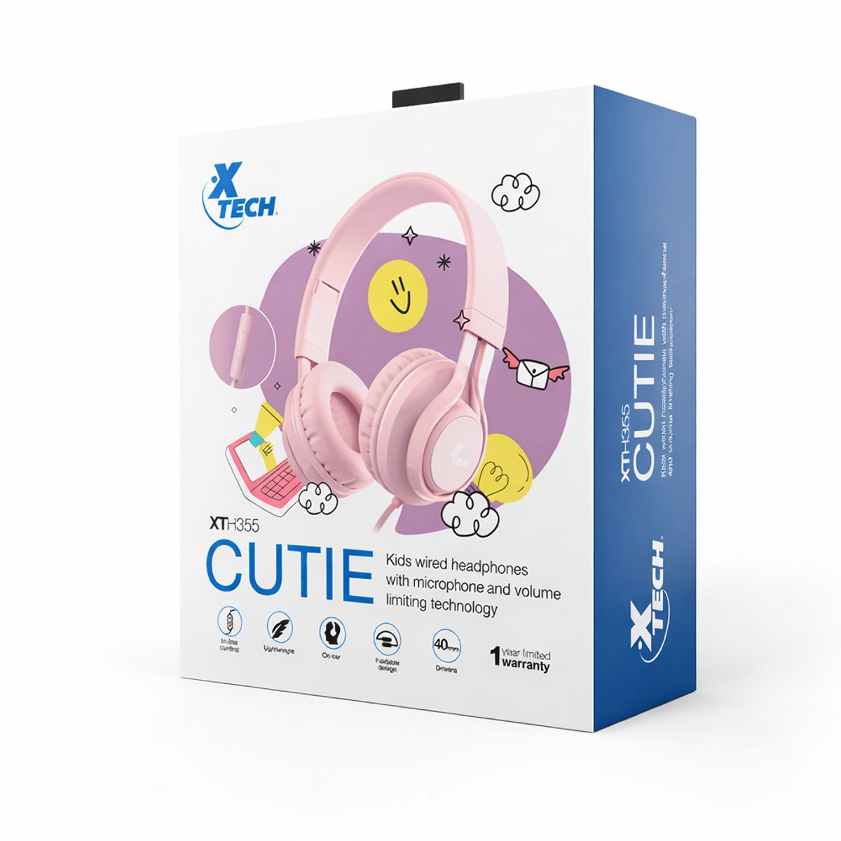 GENERICO - Auriculares Con Micrófono Xtech Xth-355 - Compatibles Con Tabletas, Portátiles Y Teléfonos