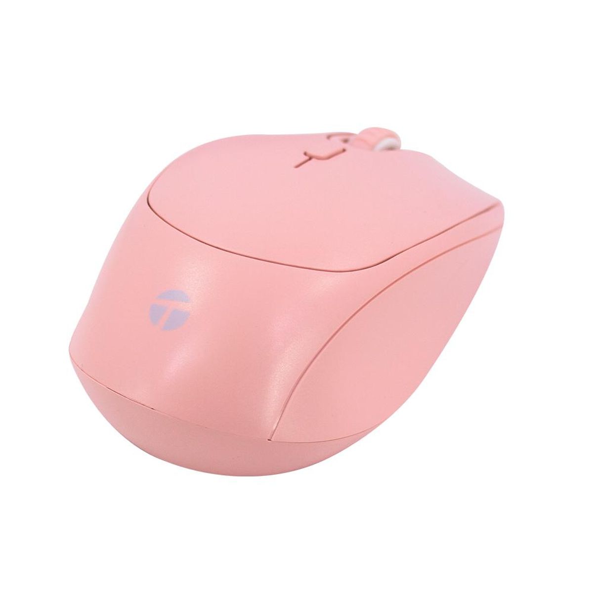 GENERICO - Mouse Óptico Teros Te-1226S Rosado, 4 Botones, Sensores Ajustables De 800 A 1600 Dpi, Cone