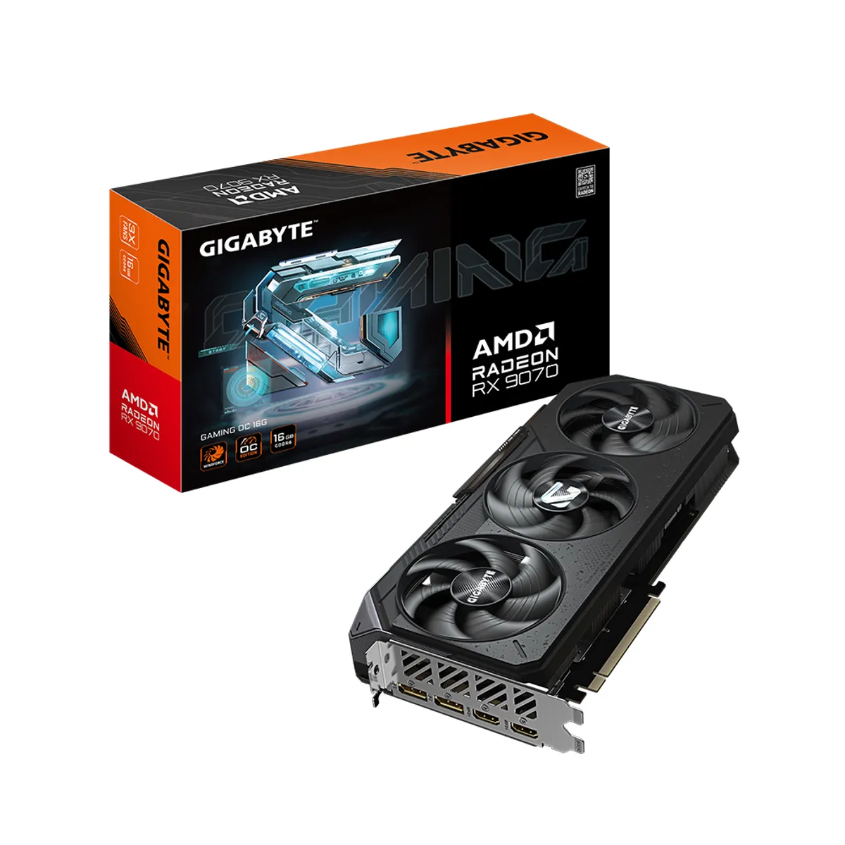 GENERICO - Tarjeta De Video Gigabyte Radeon Rx 9070 Gaming Oc - 16Gb Gddr6, Pci-E