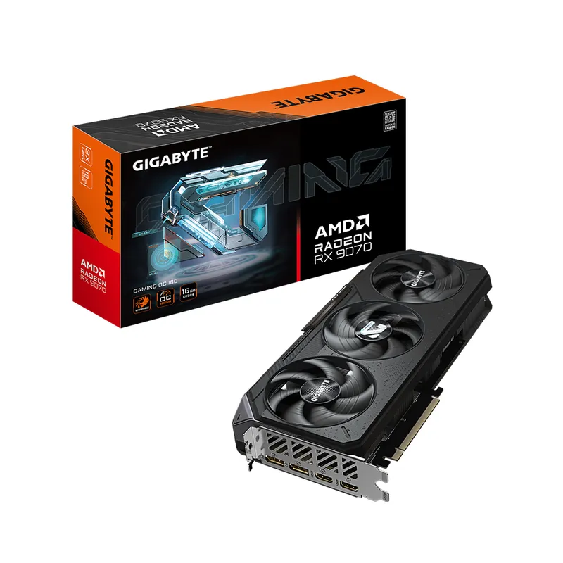 GENERICO - Tarjeta De Video Gigabyte Radeon Rx 9070 Gaming Oc - 16Gb Gddr6, Pci-E