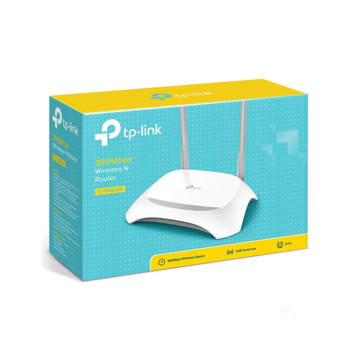 GENERICO - Router Tp-Link Tl-Wr840N 300 Mbps Con 2 Antenas Externas Y Señal Poten