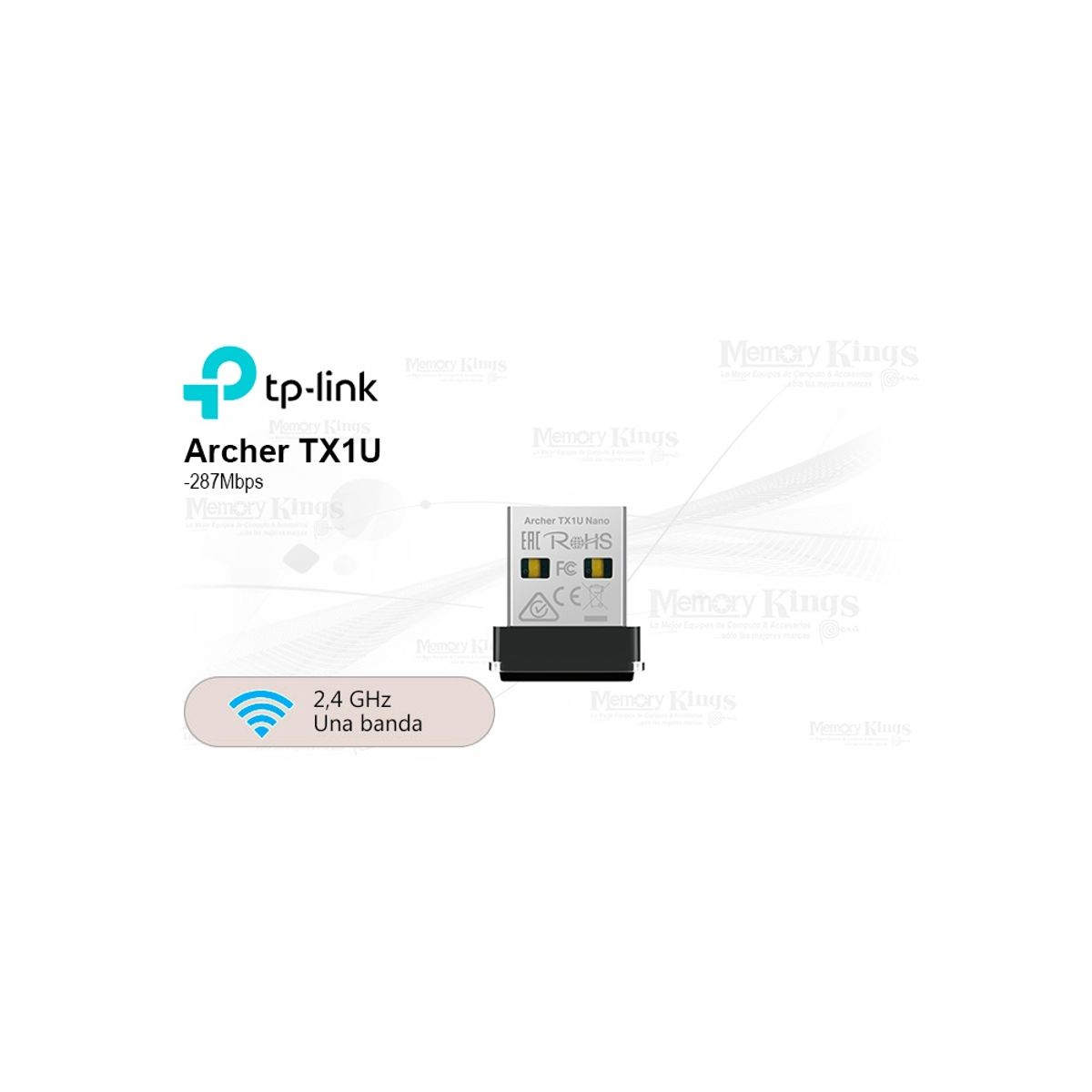 GENERICO - Tarjeta De Red Tp-Link Archer Tx1U Ax300 - Conexión Wifi 6 Compacta Y Rápida, Ideal Para G