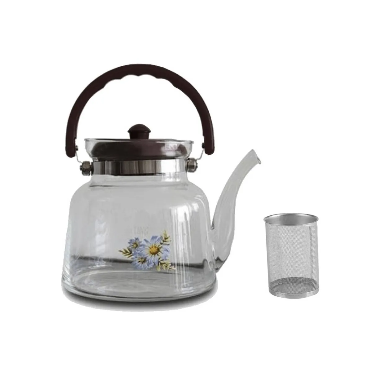 VALESKA - Tetera de Vidrio Pírex Original con Filtro 3 litros Valeska