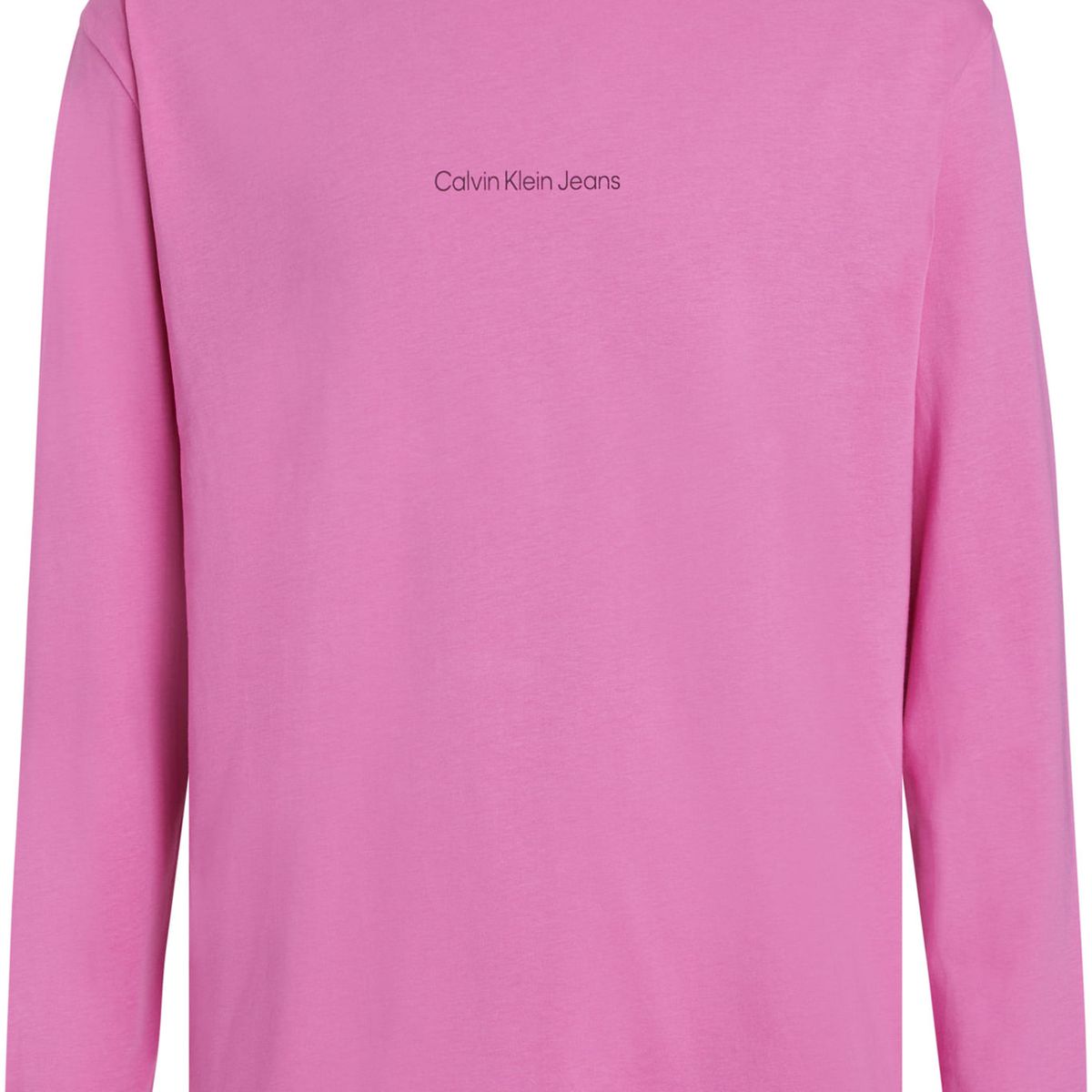 CALVIN KLEIN - CAMISETA STACKED SLOGAN LS TEE