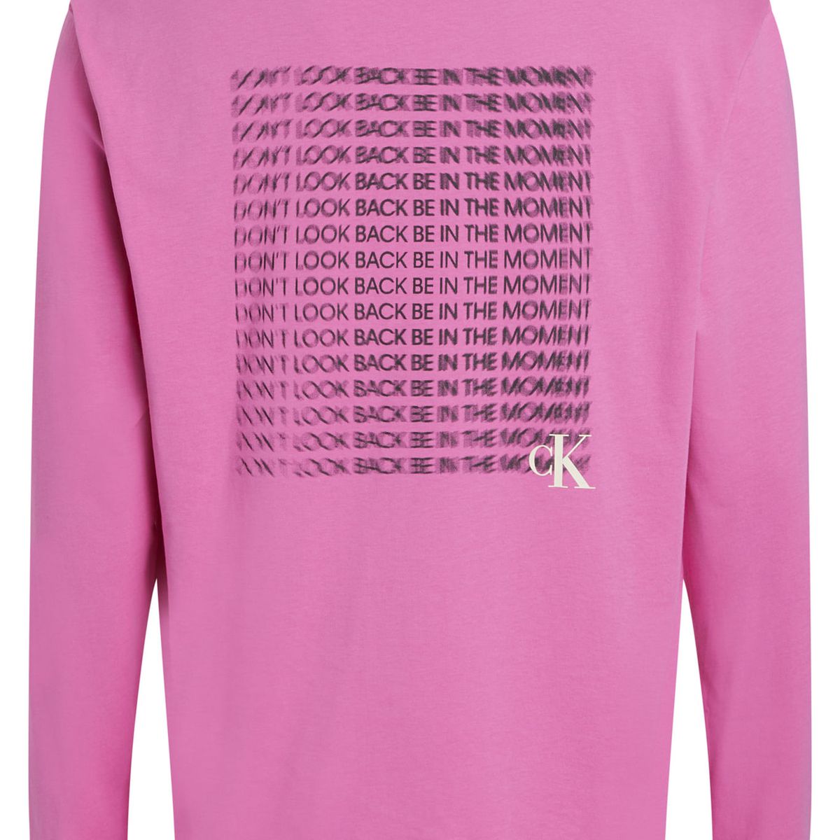 CALVIN KLEIN - CAMISETA STACKED SLOGAN LS TEE