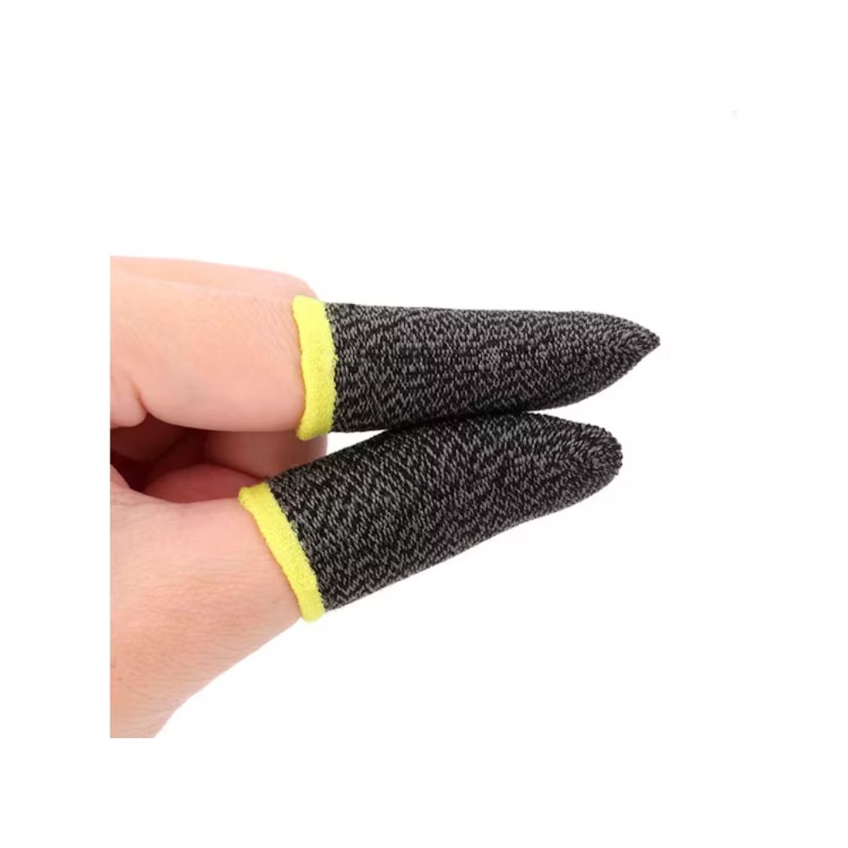 GENERICO - Par de Dedales Gamer para Celular Antideslizantes Free Fire Negro