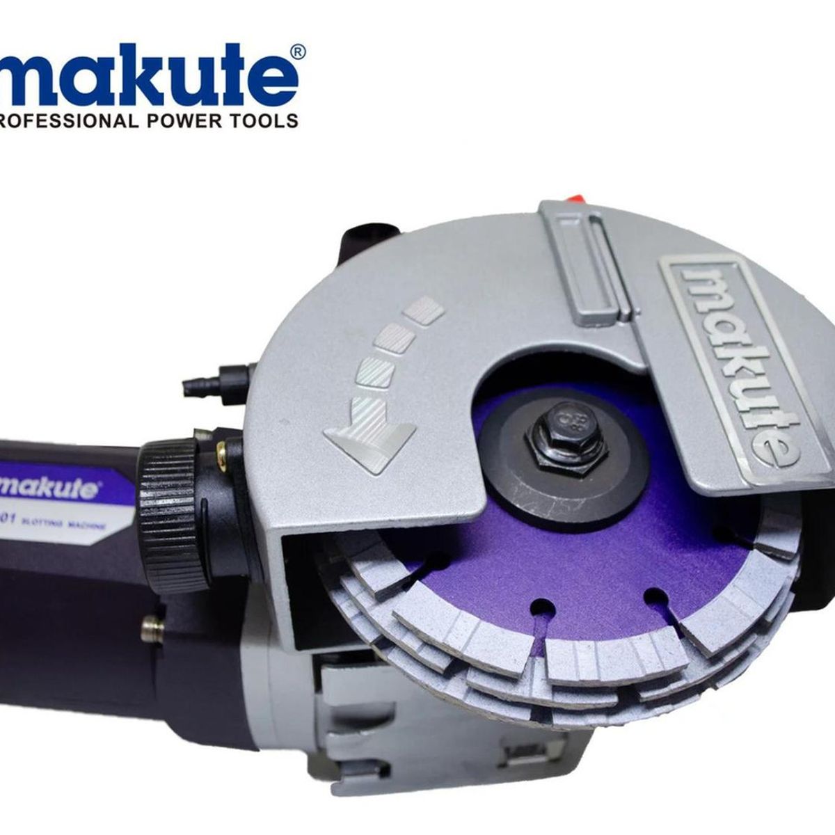 MAKUTE - Ranurador acanaladora de Concreto 2400W Incluye 5 Discos Makute