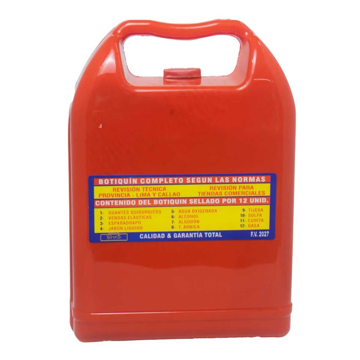 GENERICO - Botiquín de Emergencia Tipo Loncheron Primeros Auxilios